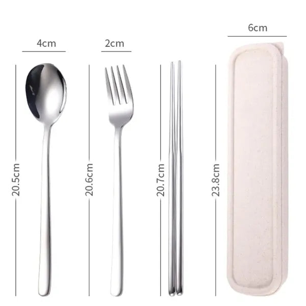 3-Piece Utensils With Case