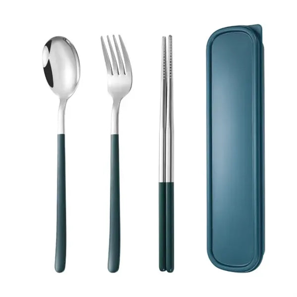 3-Piece Utensils With Case