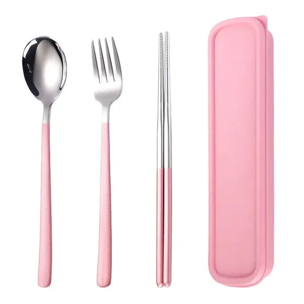 3-Piece Utensils With Case