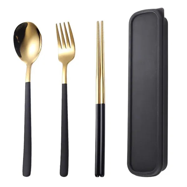 3-Piece Utensils With Case