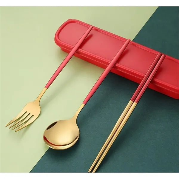3-Piece Utensils With Case