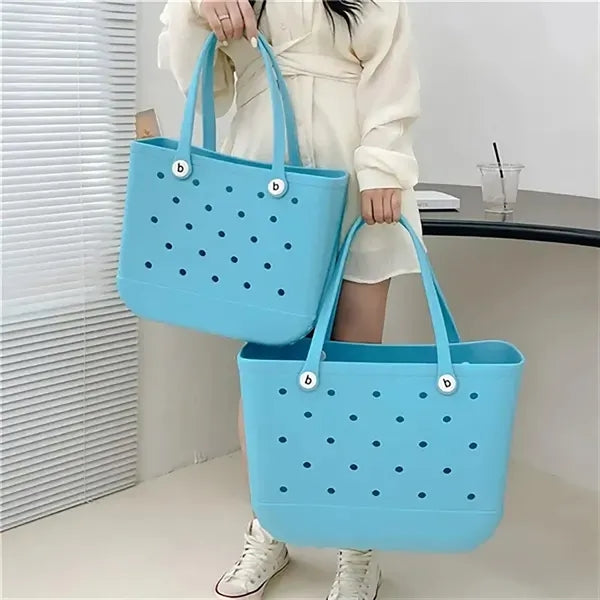 Medium Beach Rubber Tote Bag