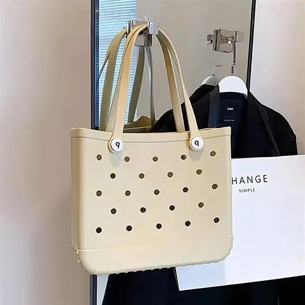 Medium Beach Rubber Tote Bag