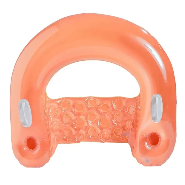 Inflatable Chair Floats Loungers with Cup Holders