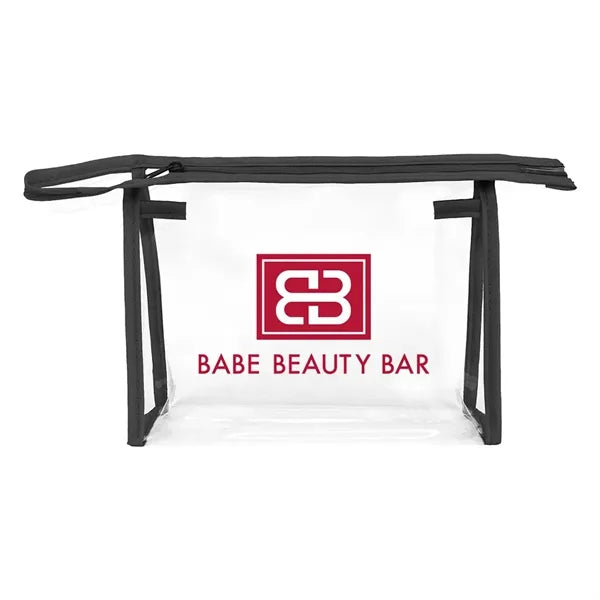 Clear Cosmetic Zippered Bag