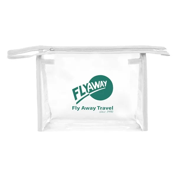 Clear Cosmetic Zippered Bag
