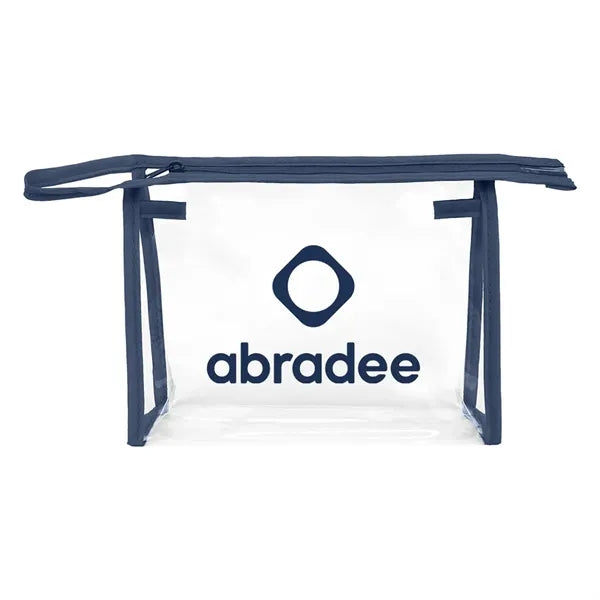 Clear Cosmetic Zippered Bag
