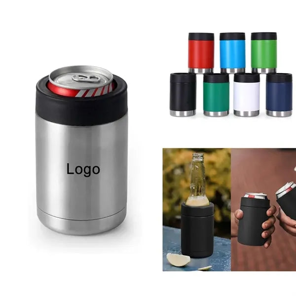 Stainless steel can cooler