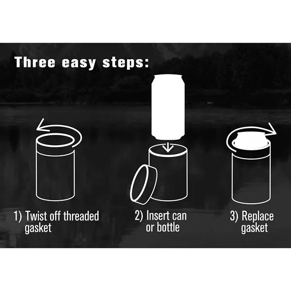 Double Wall Stainless Steel Insulated Can Cooler