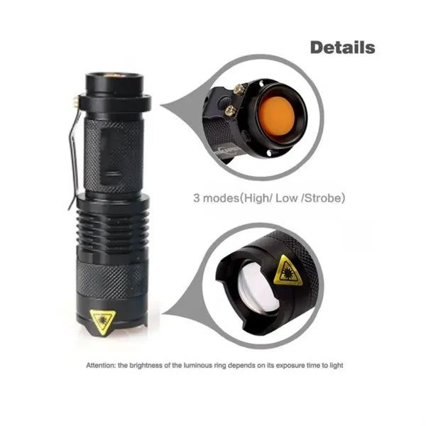 Tactical Super Bright LED Mini Flashlight