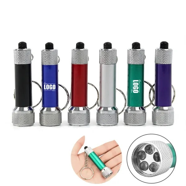 5 LED Bulbs Mini Keychain Flashlight