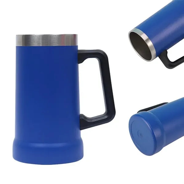 24Oz Beer Mug Tumbler With Handle