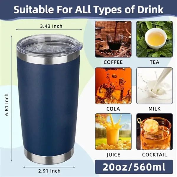 20oz Vacuum Insulated Double Wall Travel Coffee Mug