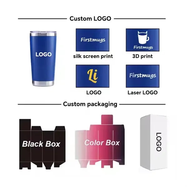 20oz Vacuum Insulated Double Wall Travel Coffee Mug