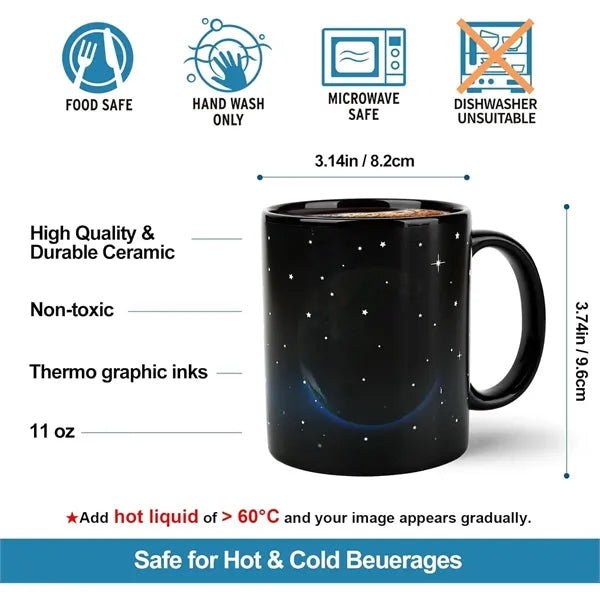 11oz Color Changing Ceramic Mug