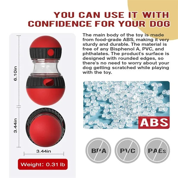 Adjustable Leakage Pet Food Toy Ball