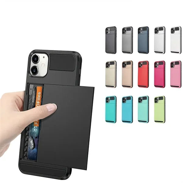 Slide-Out Wallet Case For iPhone