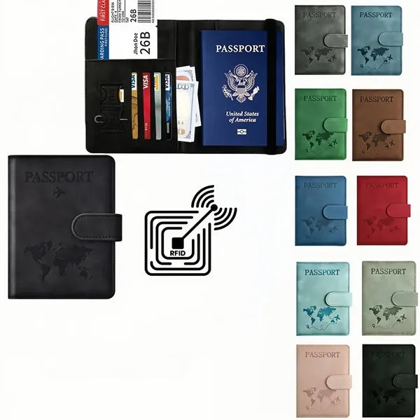 RFID Passport Wallet for Travel Essentials