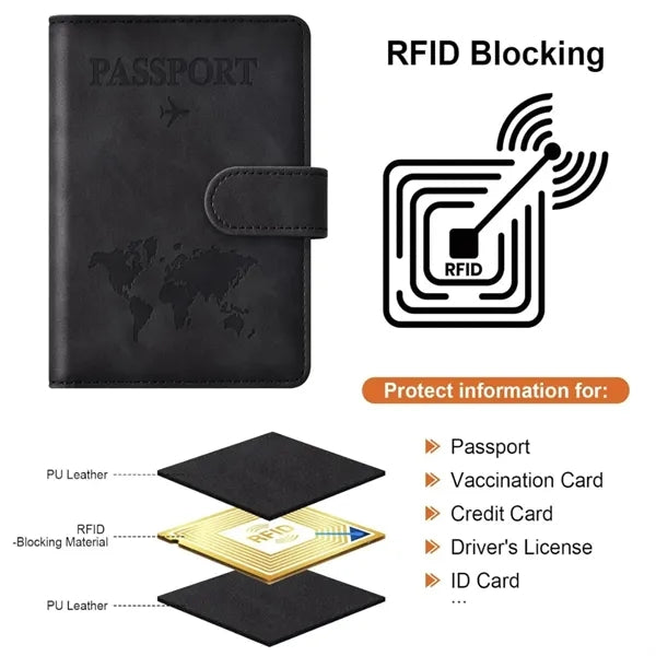 RFID Passport Wallet for Travel Essentials