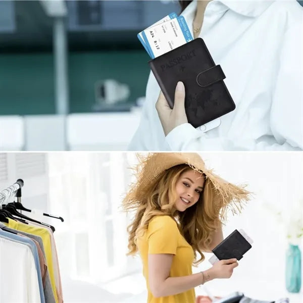 RFID Passport Wallet for Travel Essentials