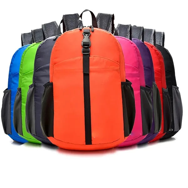 15L Foldable Backpack W/ Large Capacity Foldable Bags