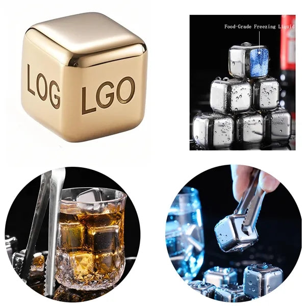 Food-Grade 304 Stainless Steel Ice Cubes