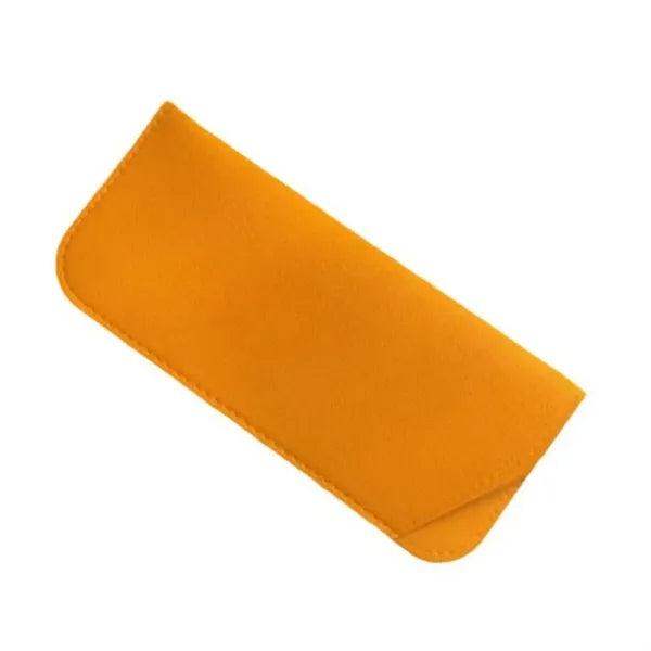6" Portable PU Leather Glasses Case Pouch