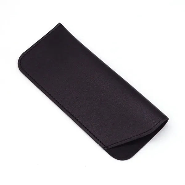 6" Portable PU Leather Glasses Case Pouch