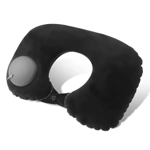 Logo Self-Inflating U Pillow for Travel
