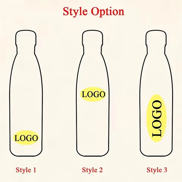 16Oz. Personalized Stainless Steel Insulated Water Bottle