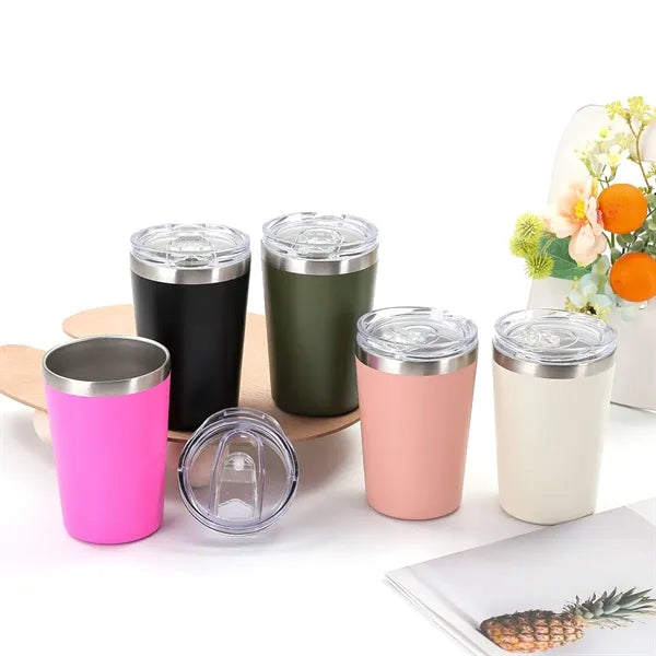 12Oz. Stainless Steel Insulated Travel Mug W/ Lid