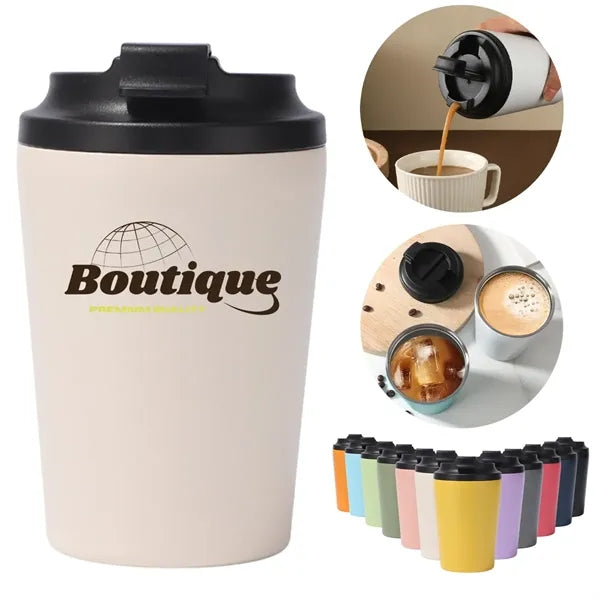 12oz Stainless Steel Travel Mug W/ Leak-Proof