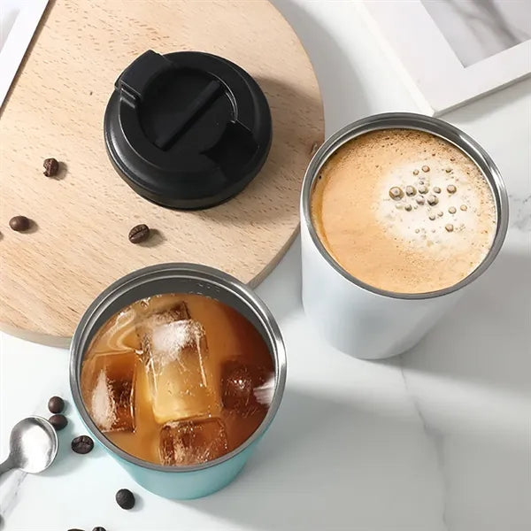 12oz Stainless Steel Travel Mug W/ Leak-Proof