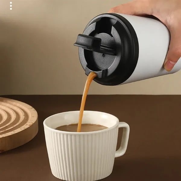 12oz Stainless Steel Travel Mug W/ Leak-Proof