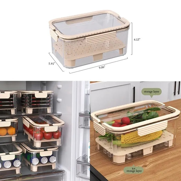 Transparent Refrigerated Food Preservation Box