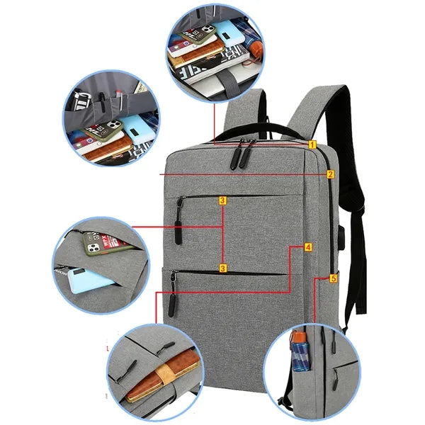 15.6 Inch Lightweight Laptop Backpack for Travel