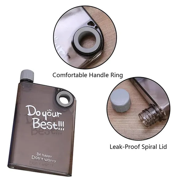 A5 Round Hole Portable Flat Water Cup