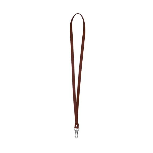 Vegan Leather Lanyard
