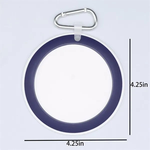 PVC Golf Bag Tag Round Luggage Identifier Clip Travel Sports
