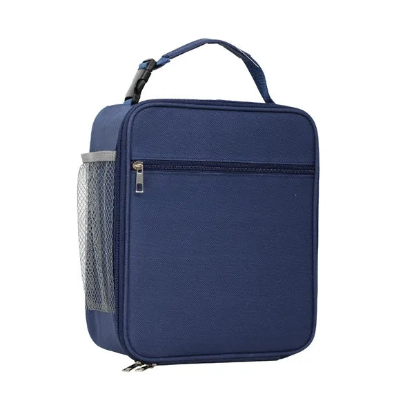 Foldable Solid Cooler with Buckle-Clip Handle and Pockets