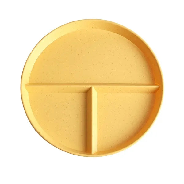 Unbreakable Wheat Straw Divided Plate