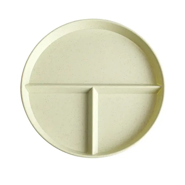 Unbreakable Wheat Straw Divided Plate