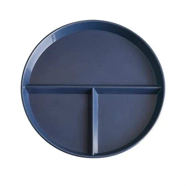 Unbreakable Wheat Straw Divided Plate