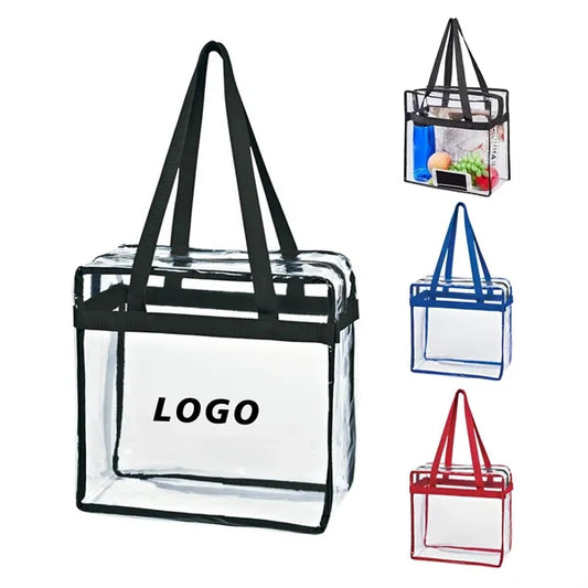PVC Transparent Zipper Handbag