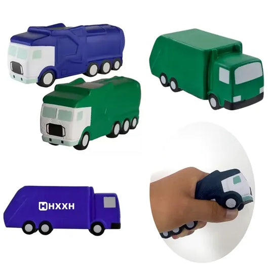 PU Foam Garbage Truck Shape Stress Ball