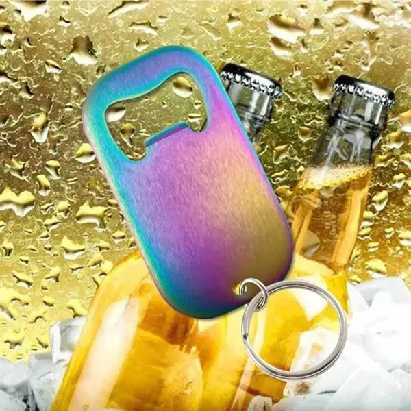 Stainless Steel Beer Keychain Bottle Opener
