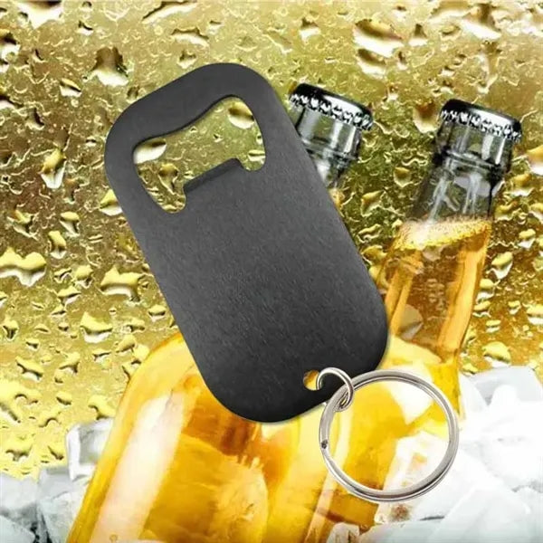 Stainless Steel Beer Keychain Bottle Opener