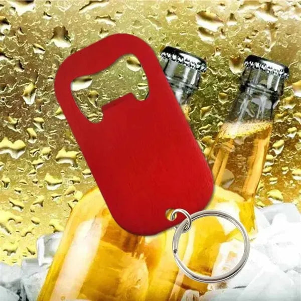 Stainless Steel Beer Keychain Bottle Opener