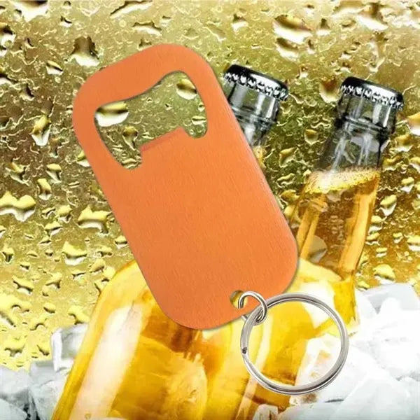 Stainless Steel Beer Keychain Bottle Opener