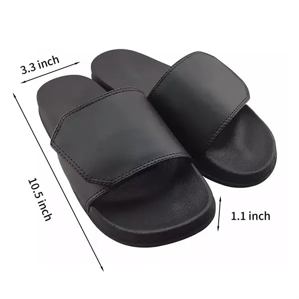 Summer PVC Beach Sandals with Non-Slip Soles
